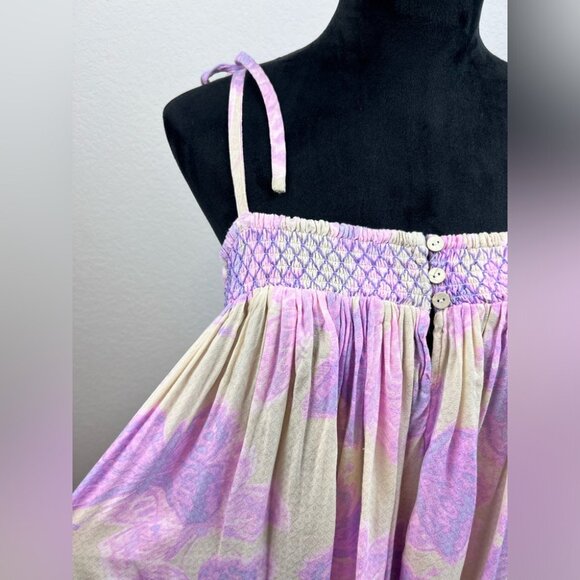 NWT: Free People Rule The Word Romper In Butterfly Print Size Medium - Picture 2 of 10